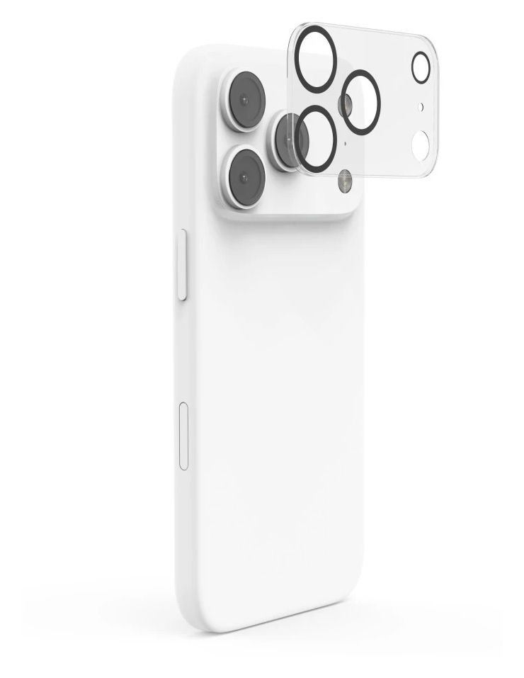 228570 Cam Protect Kameraobjektivschutz gehärtetes Glas 9H für  Apple iPhone 17 Pro Bruchfest, Fallbeständig, Schlagfest, Schlagfest, Kratzresistent, Splitterfrei, Stoßfest 