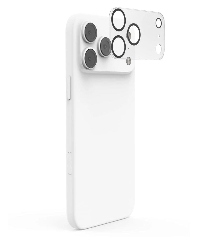 228571 Cam Protect Kameraobjektivschutz gehärtetes Glas 9H für  Apple iPhone 17 Pro Max Bruchfest, Fallbeständig, Schlagfest, Schlagfest, Kratzresistent, Splitterfrei 