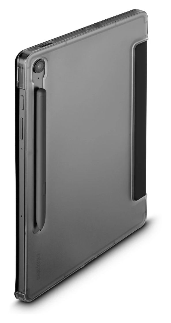 231000 Fold Clear Folio aus Kunststoff für Samsung Galaxy Tab S10 FE 10.9” / S9 FE 10.9” bis 27,7 cm (10.9") Schmutzabweisend, Staubresistent, Kratzresistent (Schwarz) 