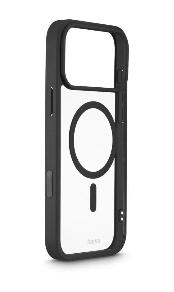 232418 Frame Protect Cover für Apple iPhone 17 Pro Max (Schwarz, Transparent) 