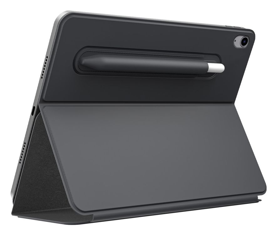 Black Rock Folio aus Kunststoff für Apple iPad 10.2" (2019/2020/2021) bis 25,9 cm (10.2") Staubresistent, Kratzresistent mit Magnetverschluss (Schwarz) 