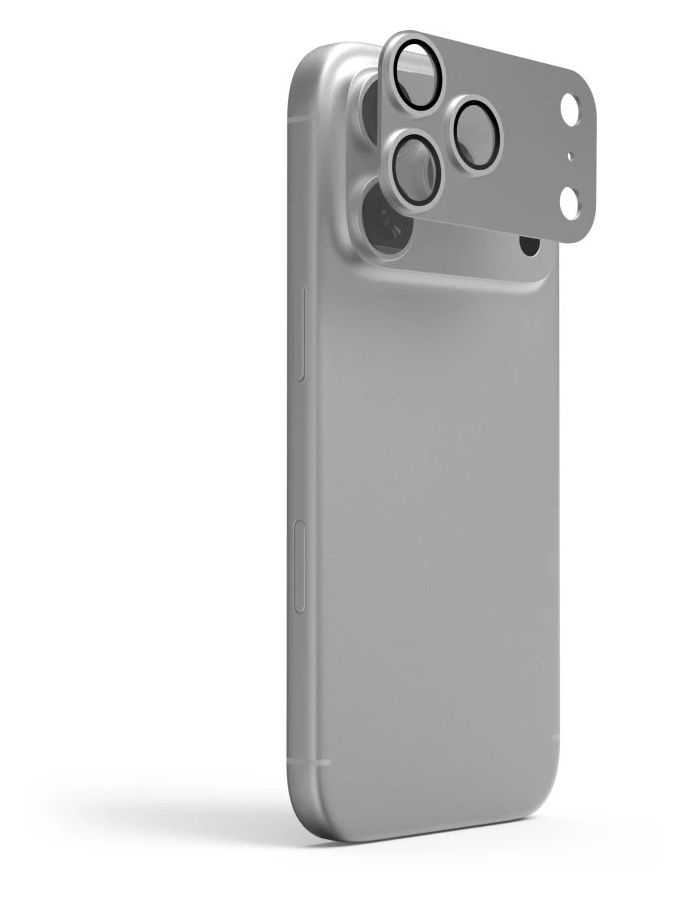 233327 Cam Protect Pro Kameraobjektivschutz Gehärtetes Glas, Aluminium 9H für  Apple iPhone 18 Pro Max Schlagfest, Kratzresistent, Schlagfest 
