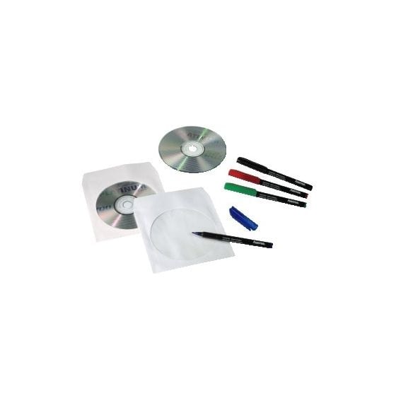 CD-ROM Paper Sleeves 50, White 