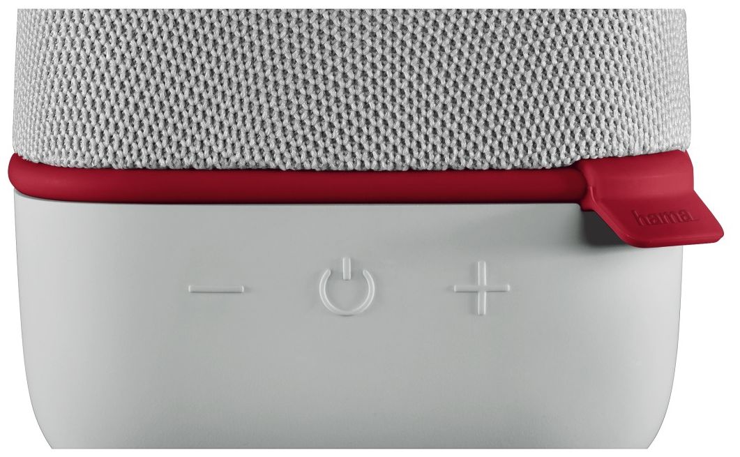 173157 Cube Bluetooth Lautsprecher (Grau, Rot) 