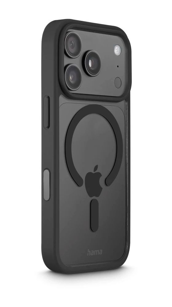 232450 Frame Protect Cover für Apple iPhone 17 Pro / 18 Pro (Transparent, Schwarz) 
