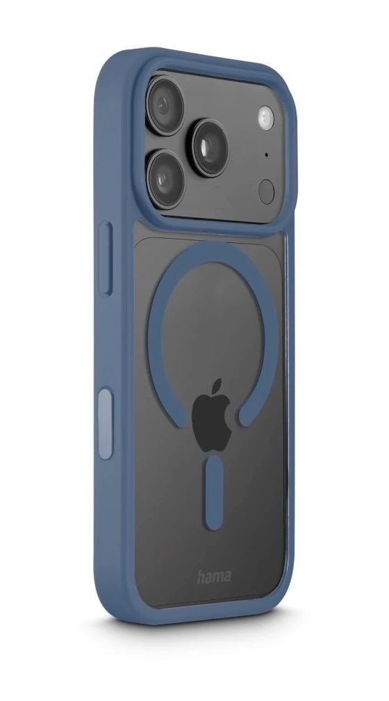 232451 Frame Protect Cover für Apple iPhone 17 Pro / 18 Pro  (Blau, Transparent) 