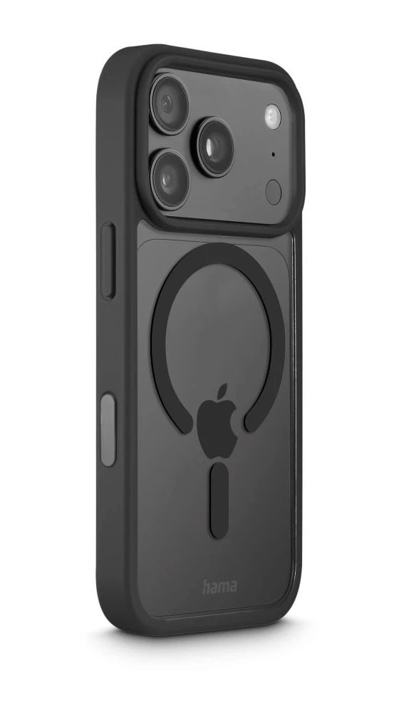 232466 Frame Protect Cover für Apple iPhone 17 Pro Max / 18 Pro Max (Schwarz, Transparent) 