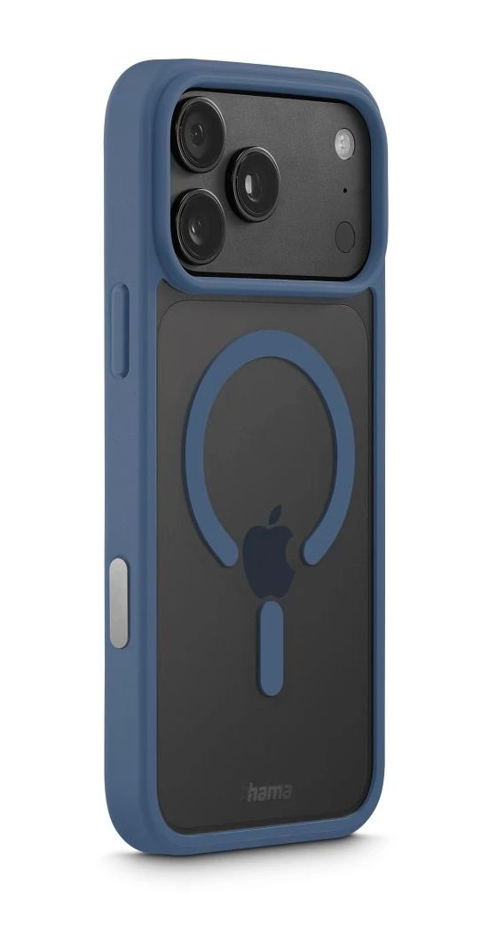 232467 Frame Protect Cover für Apple iPhone 17 Pro Max / 18 Pro Max  (Blau, Transparent) 