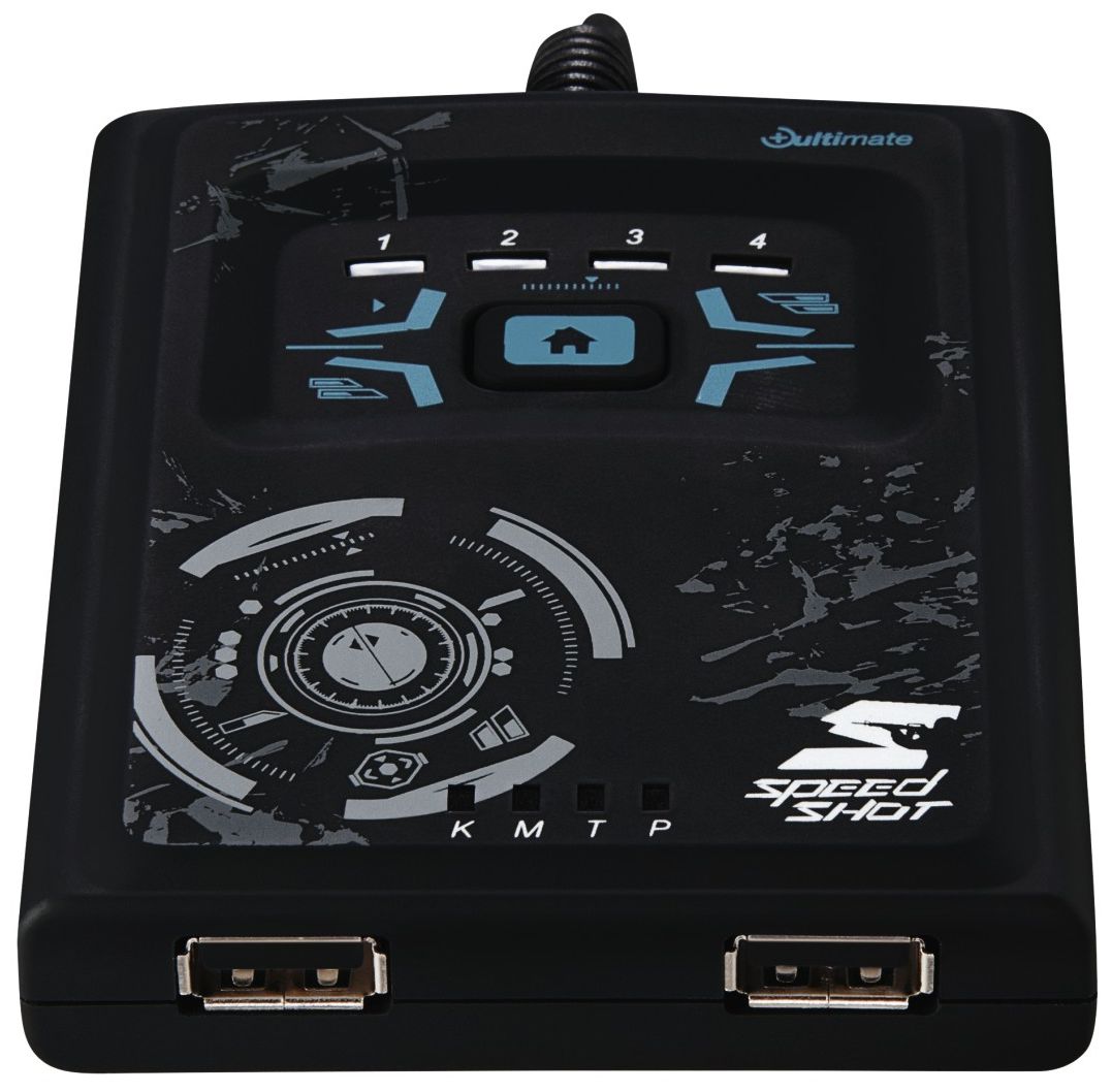 054478 Speedshot Ultimate Maus-/Tastatur-Konverter PS4/PS3/Xbox One/Xbox 360 Universal Kabelgebunden (Schwarz) 