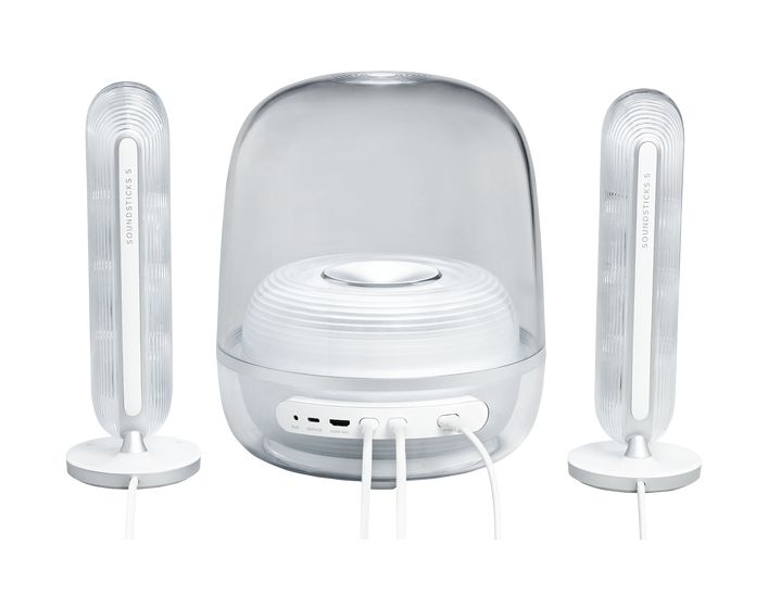 SoundSticks 5 190 W Bluetooth Lautsprecher  (Weiß) 