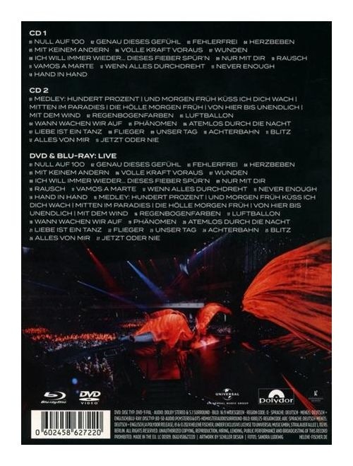 Helene Fischer - Rausch Live (Die Arena-Tour)  2CD/DVD/BR 