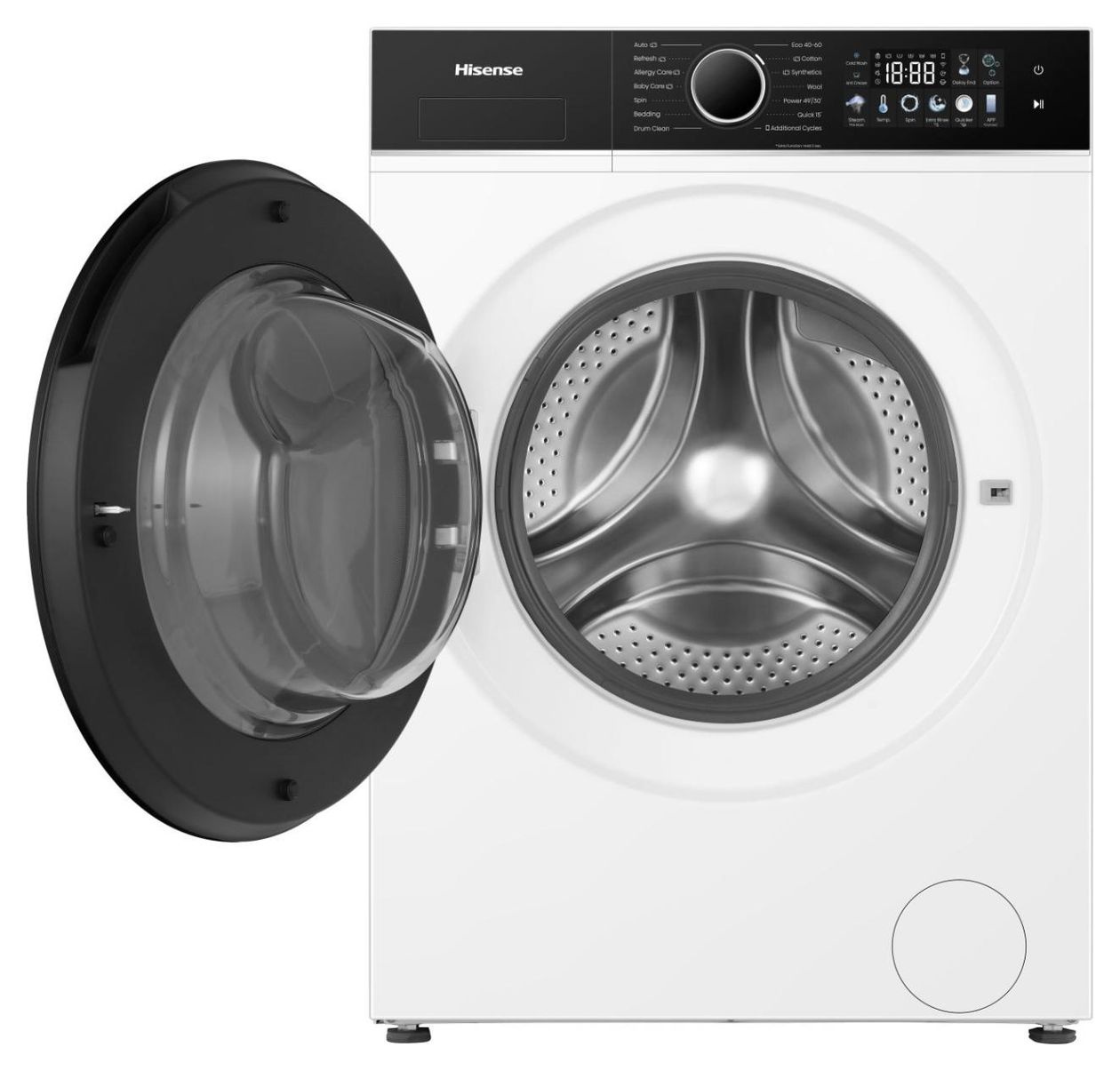 Freistehend Waschmaschine, 8 kg, 1400 U/min. 