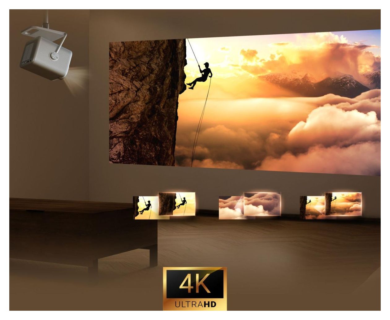 M2 Pro UHD 4K (3840x2160) DLP Laser  (Grau) 