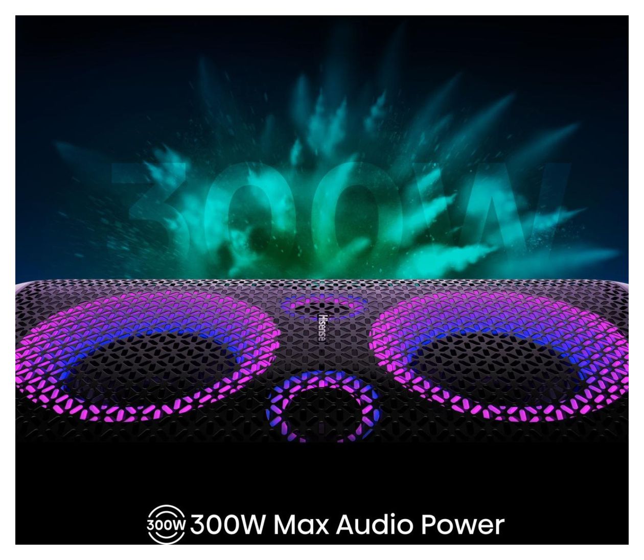 Party Storm 1 300 W Bluetooth Lautsprecher IPX4 Laufzeit bis 15 h  (Schwarz) 