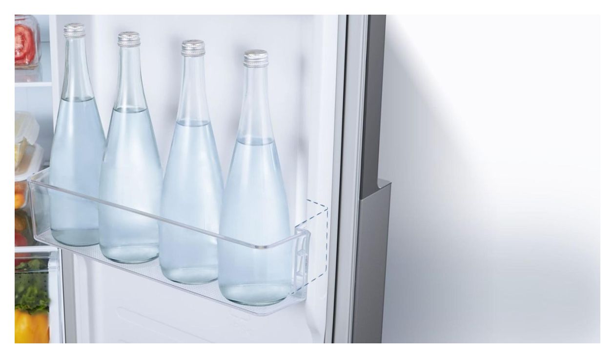 RS677N4BIE Side-by-Side Kühl-/ Gefrierkombination 334 l / 185 l 309 kWh NoFrost 1786 mm x 910 mm  (Grau) 