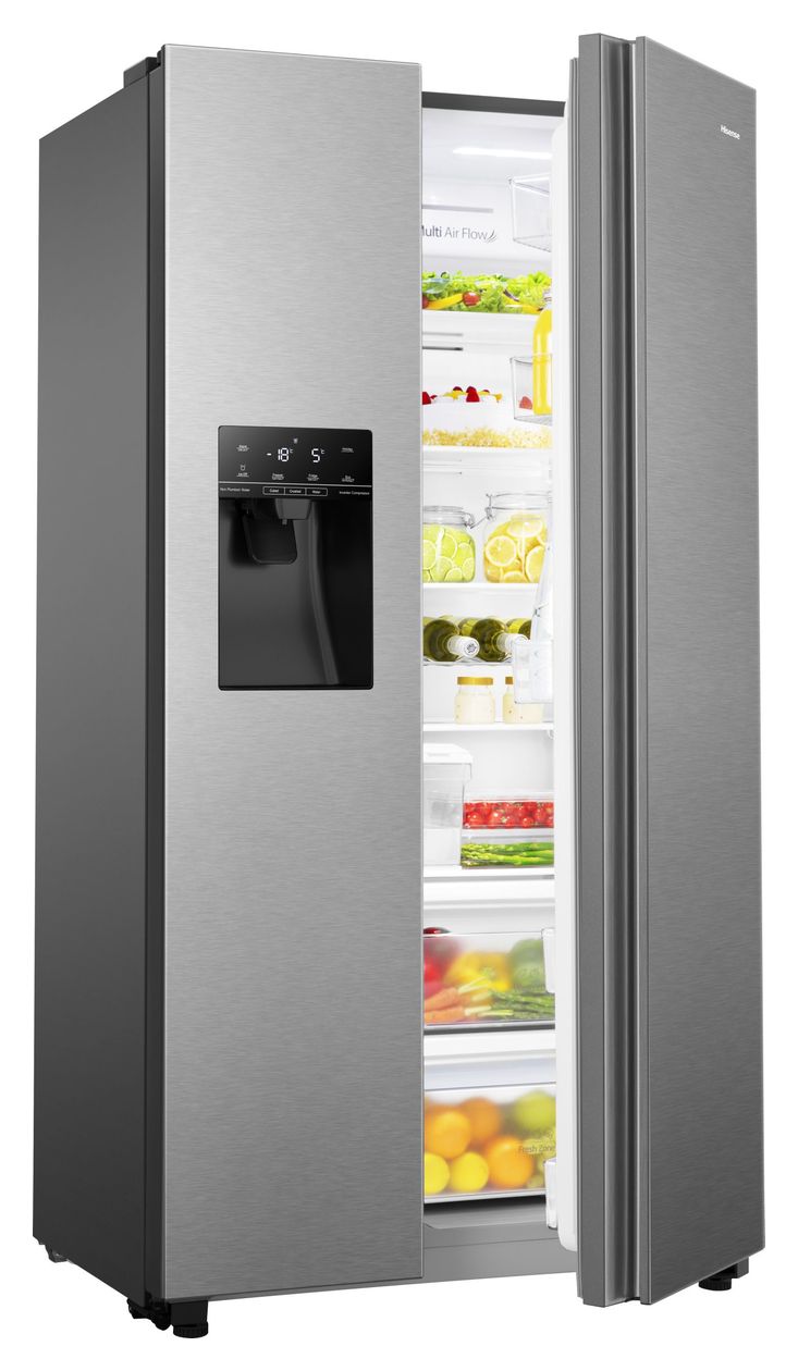 RS694N4TIE Side-by-Side Kühl-/ Gefrierkombination 371 l / 191 l 323 kWh NoFrost 1786 mm x 910 mm  (Edelstahl) 