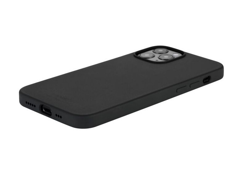 Silicone Case Cover für Apple iPhone 12 Pro  (Schwarz) 