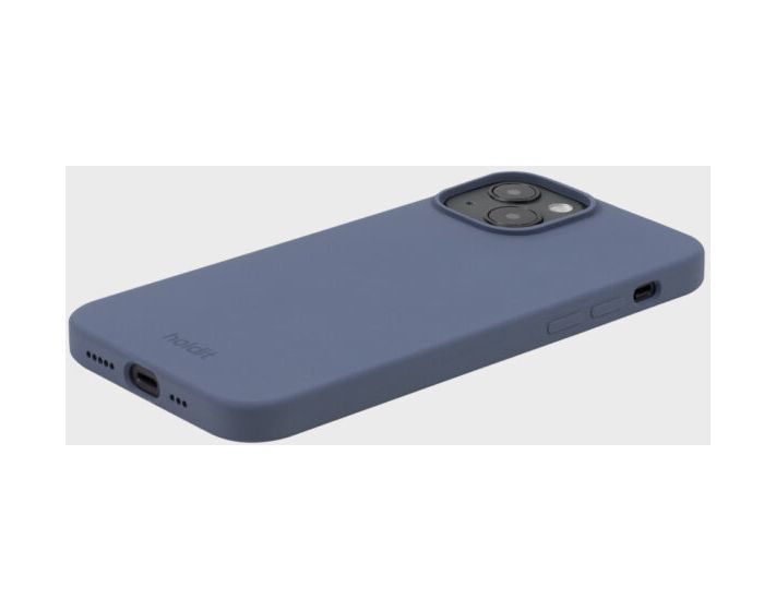 Silicone Case Cover für Apple iPhone 14  (Blau) 