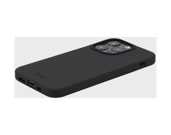 Silicone Case Cover für Apple iPhone 14 Pro  (Schwarz) 