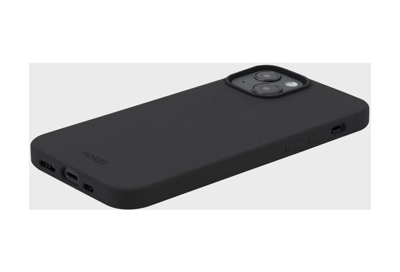 Silicone Case Cover für Apple iPhone 13  (Schwarz) 