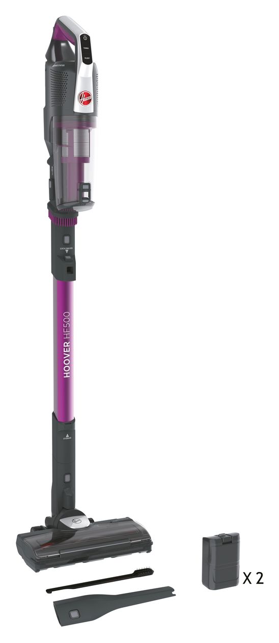 HF522STHE011 Handstaubsauger Beutellos bis 90 min Laufzeit 22 V Micro  (Schwarz, Violett) 