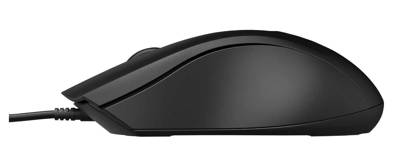 100 1600 DPI Büro Maus Optisch  (Schwarz) 
