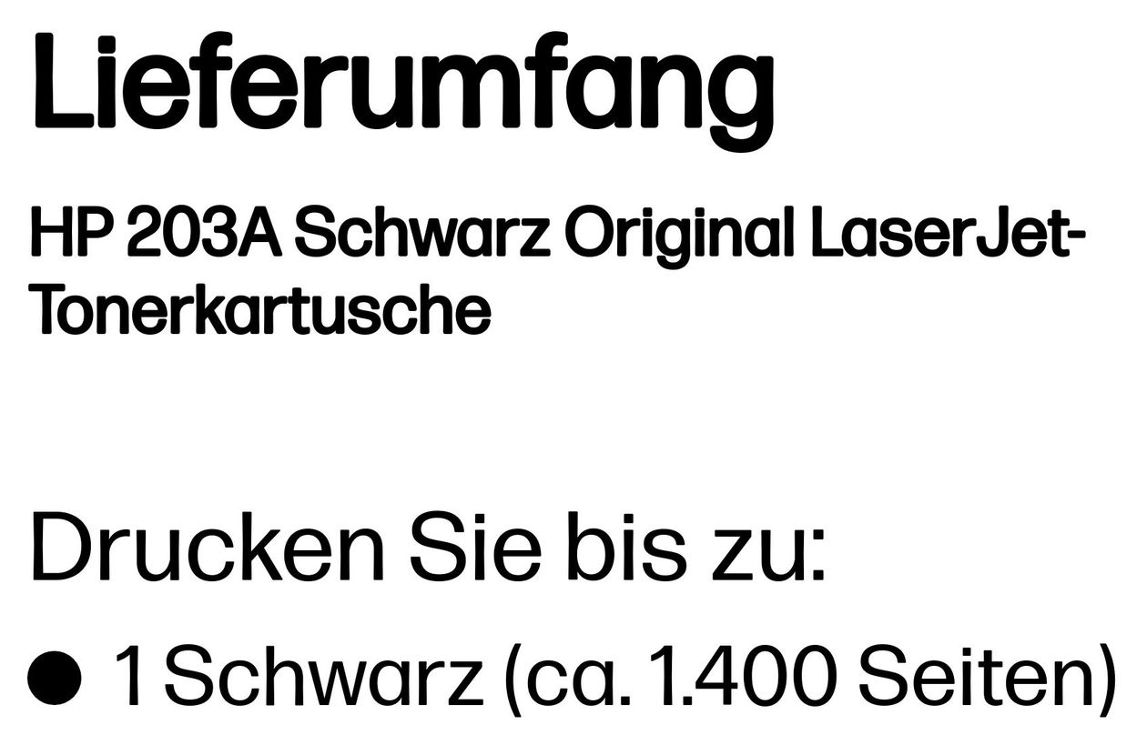 Nr.203A Druckerpatronen Schwarz 
