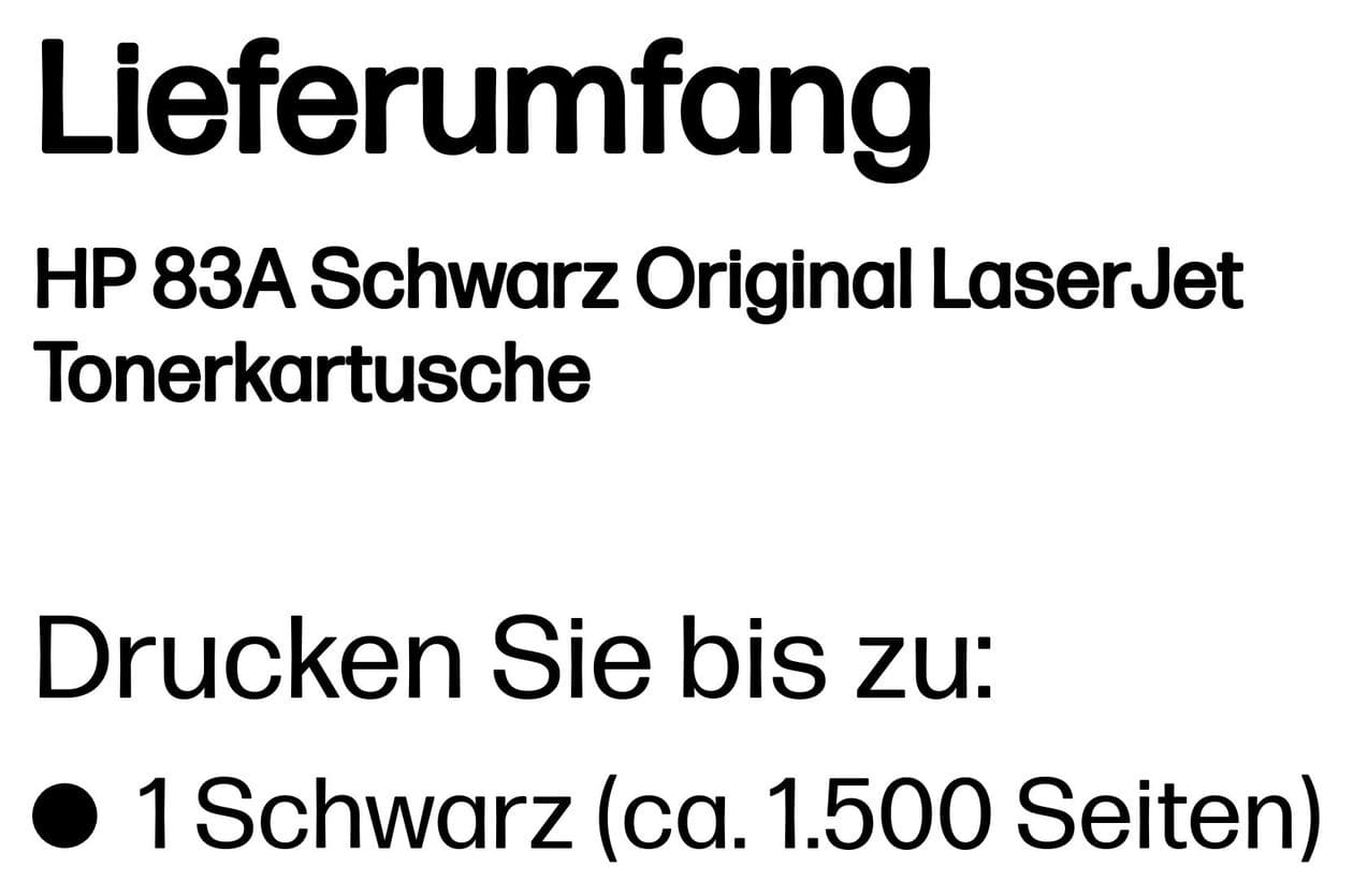 Nr.83A Druckerpatronen Schwarz 