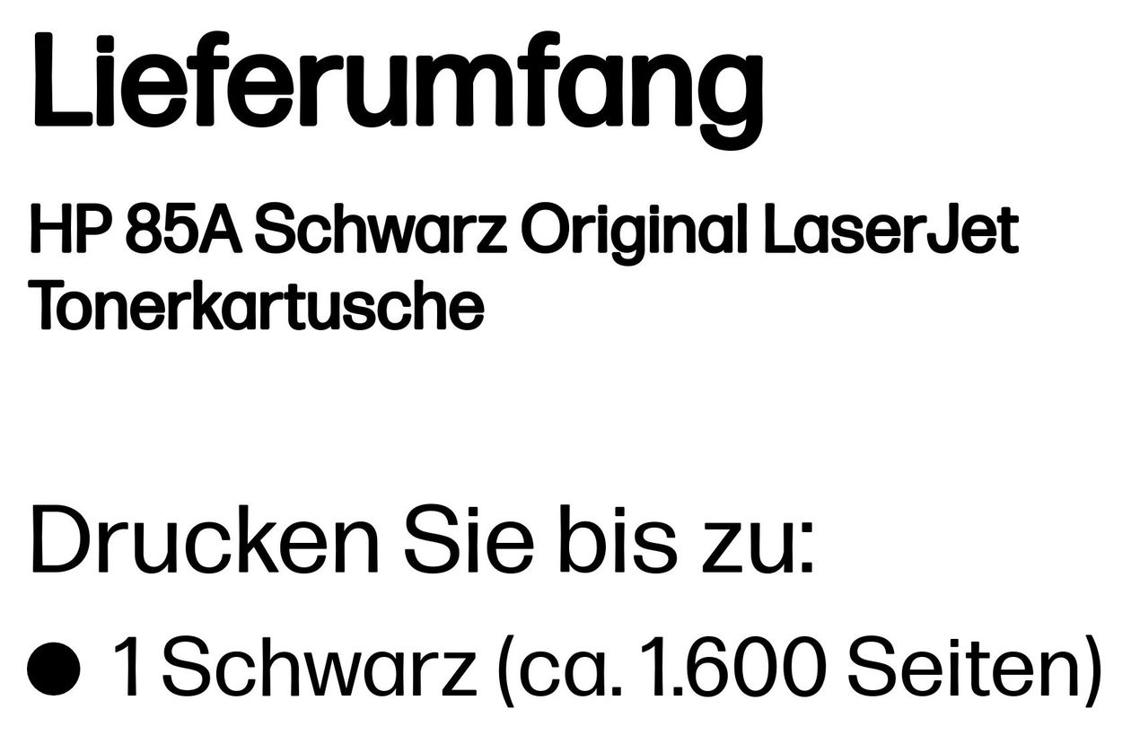 Nr.85A Druckerpatronen Schwarz 