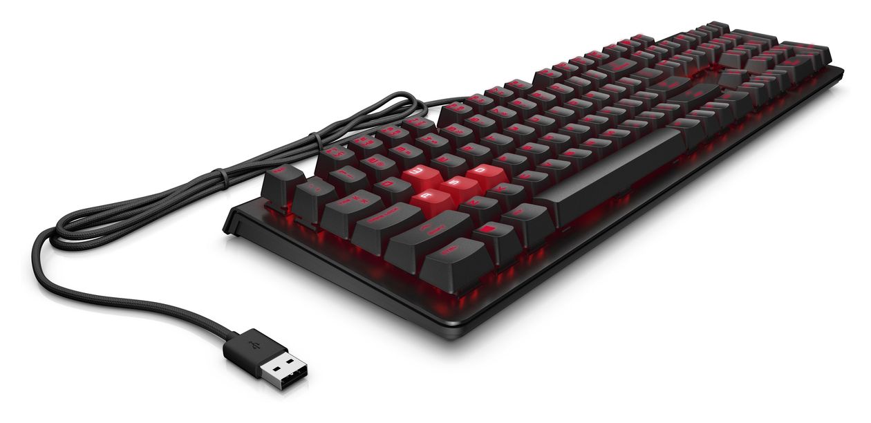 Omen Encoder Gaming Tastatur USB  (Schwarz) 