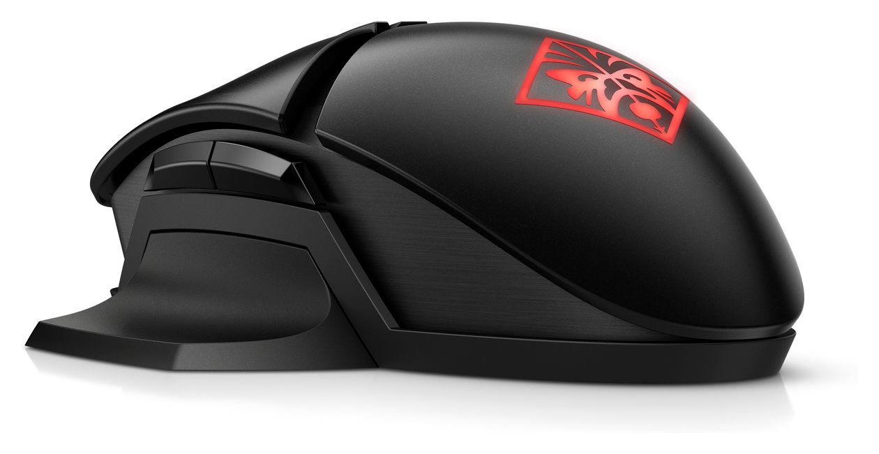 Omen Photon 16000 DPI Gaming Maus Optisch  (Schwarz) 