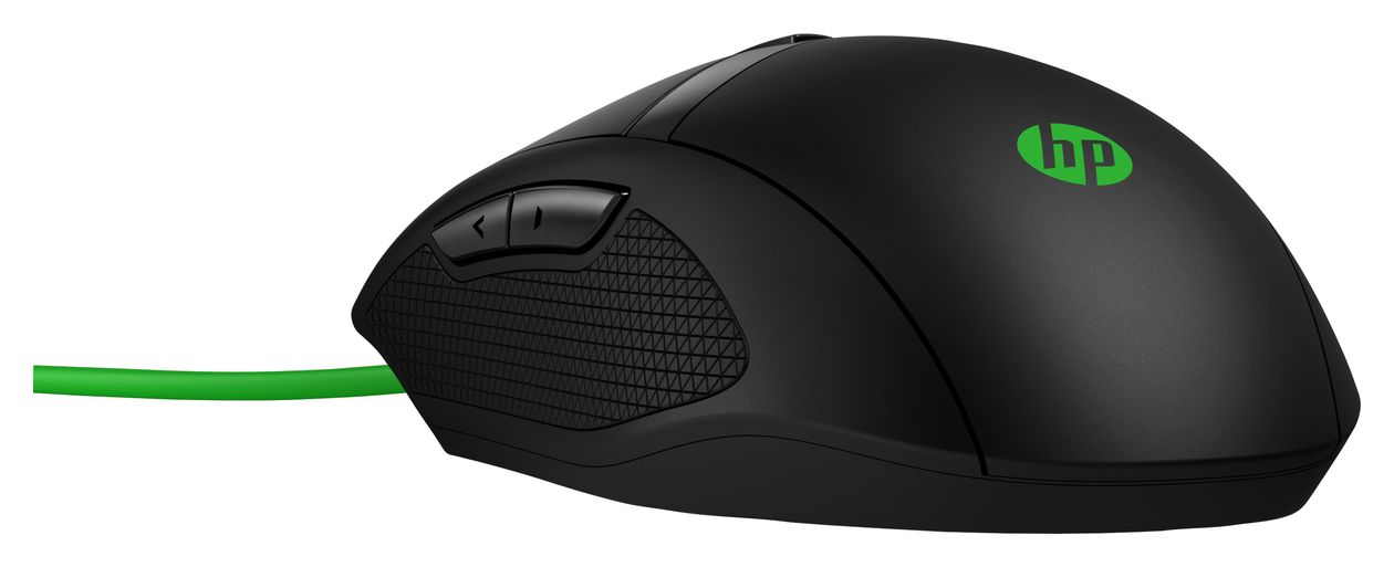 Pavilion Gaming 300 5000 DPI Gaming Maus Optisch  (Schwarz, Grün) 