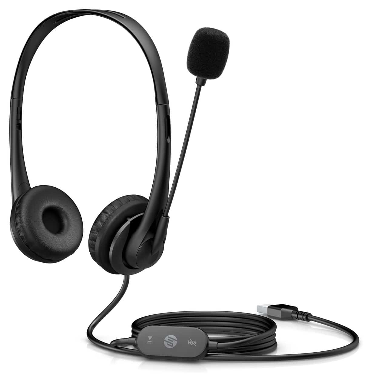 Stereo-USB-Headset G2 Ohraufliegender Kopfhörer Kabelgebunden  (Schwarz) 
