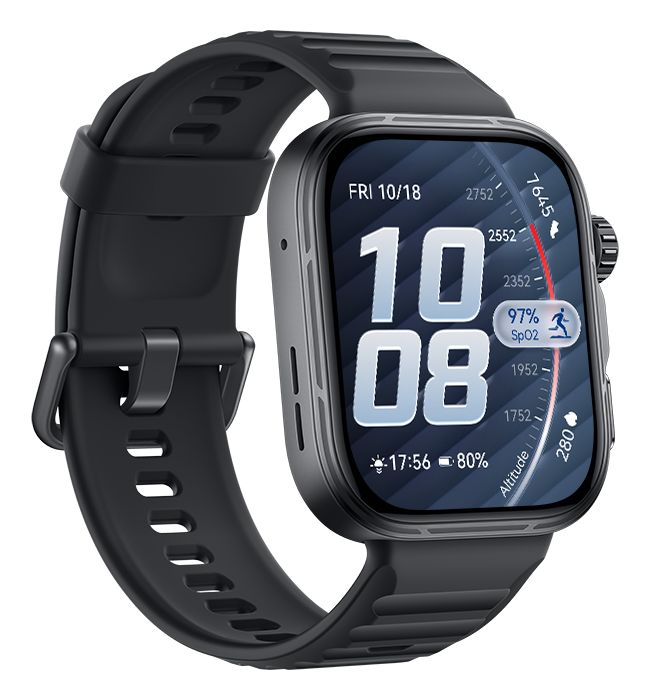 Watch Fit 5 Pro Digital 44.5 mm Smartwatch Rechteckig IP6X 240 h 328 ppi  (Schwarz) 