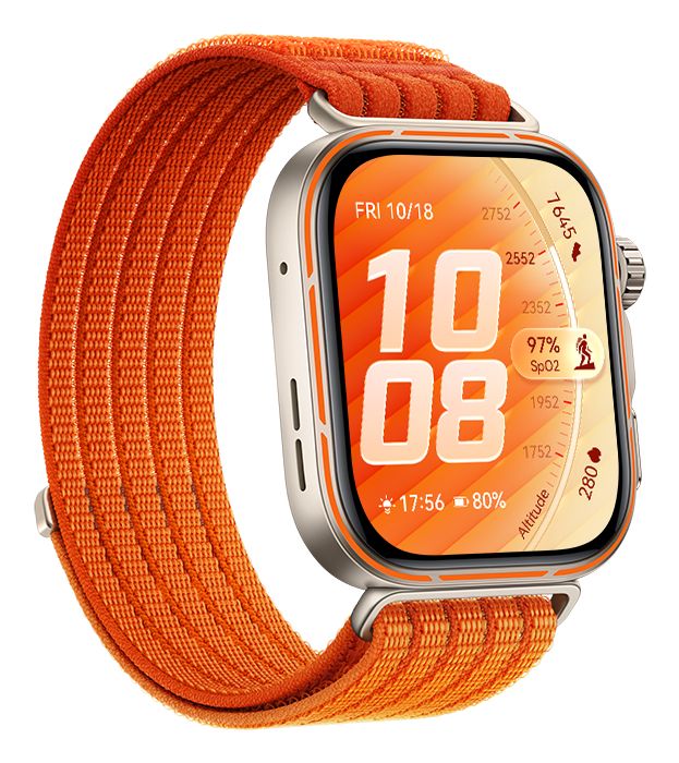 Watch Fit 5 Pro Digital 44.5 mm Smartwatch Rechteckig IP6X 240 h 328 ppi  (Gold) 