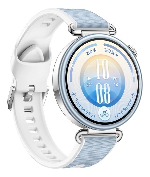 Watch GT 7 41 mm Smartwatch Rund IP68, IP69 14 h 352 ppi  (Blau, Silber) 