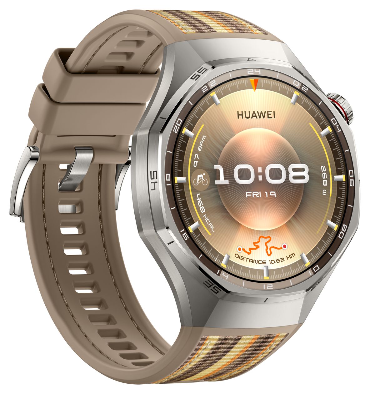 Watch GT6 Pro Digital 46 mm Smartwatch Rund IP69 504 h 317 ppi  (Schwarz, Titan) 