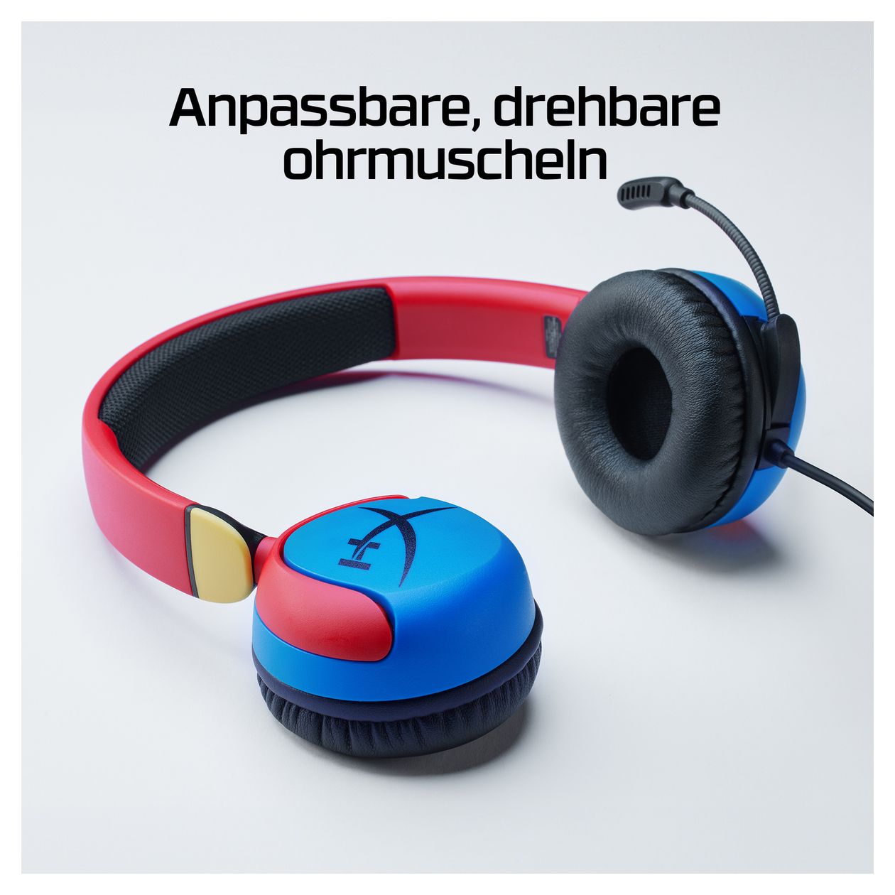 Cloud Mini Gaming Ohraufliegender Kopfhörer Kabelgebunden  (Mehrfarbig) 