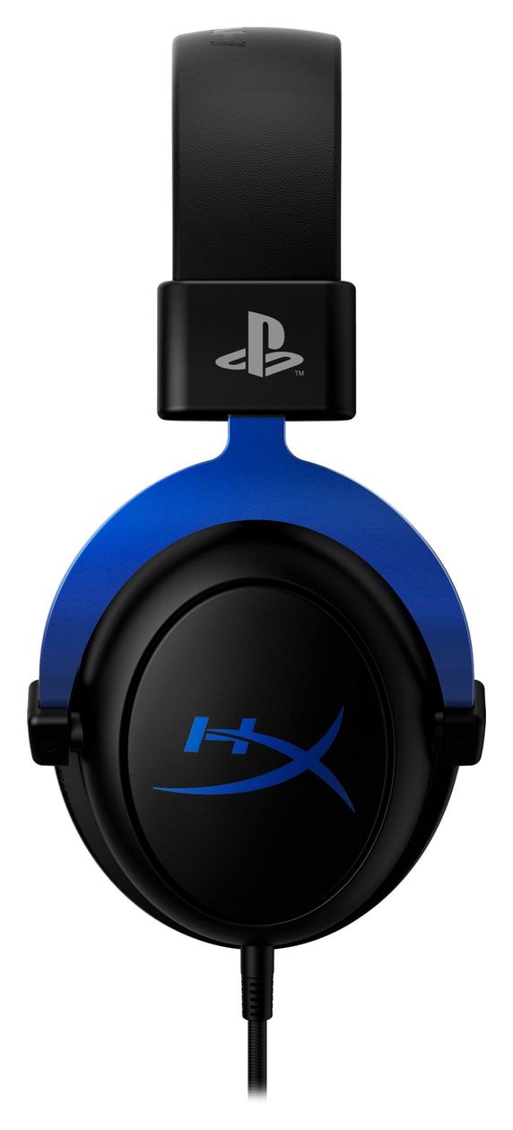 Cloud PlayStation Over-Ear Gaming Kopfhörer kabelgebunden  (Schwarz/Blau) 