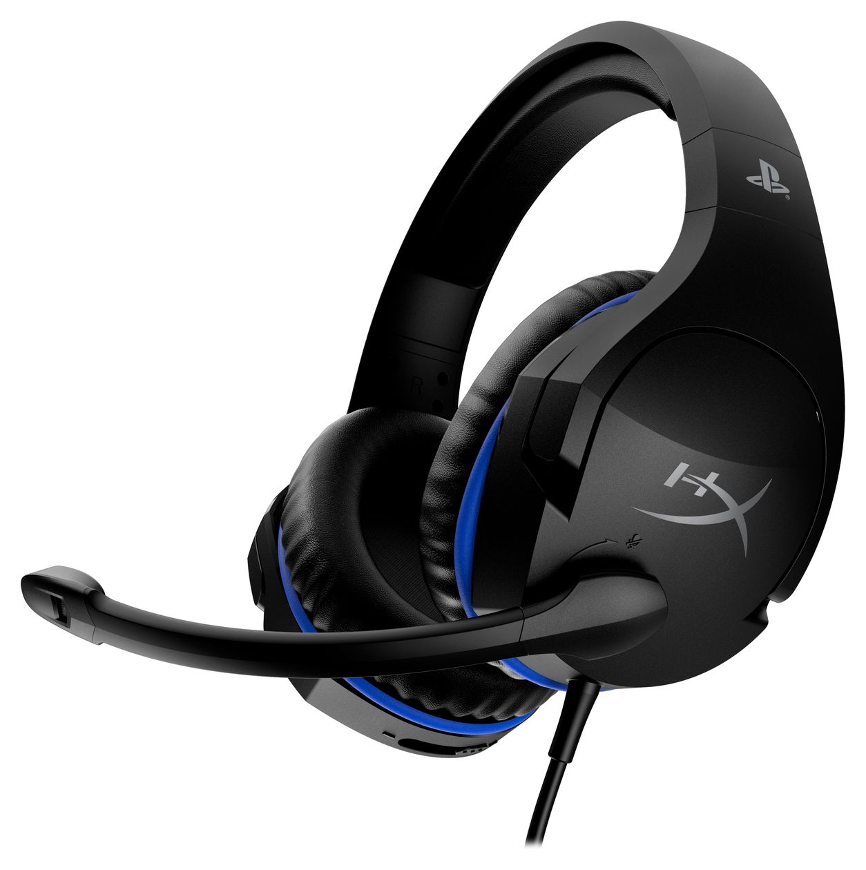 Cloud Stinger Over-Ear Gaming Kopfhörer kabelgebunden  (Schwarz/Blau) 
