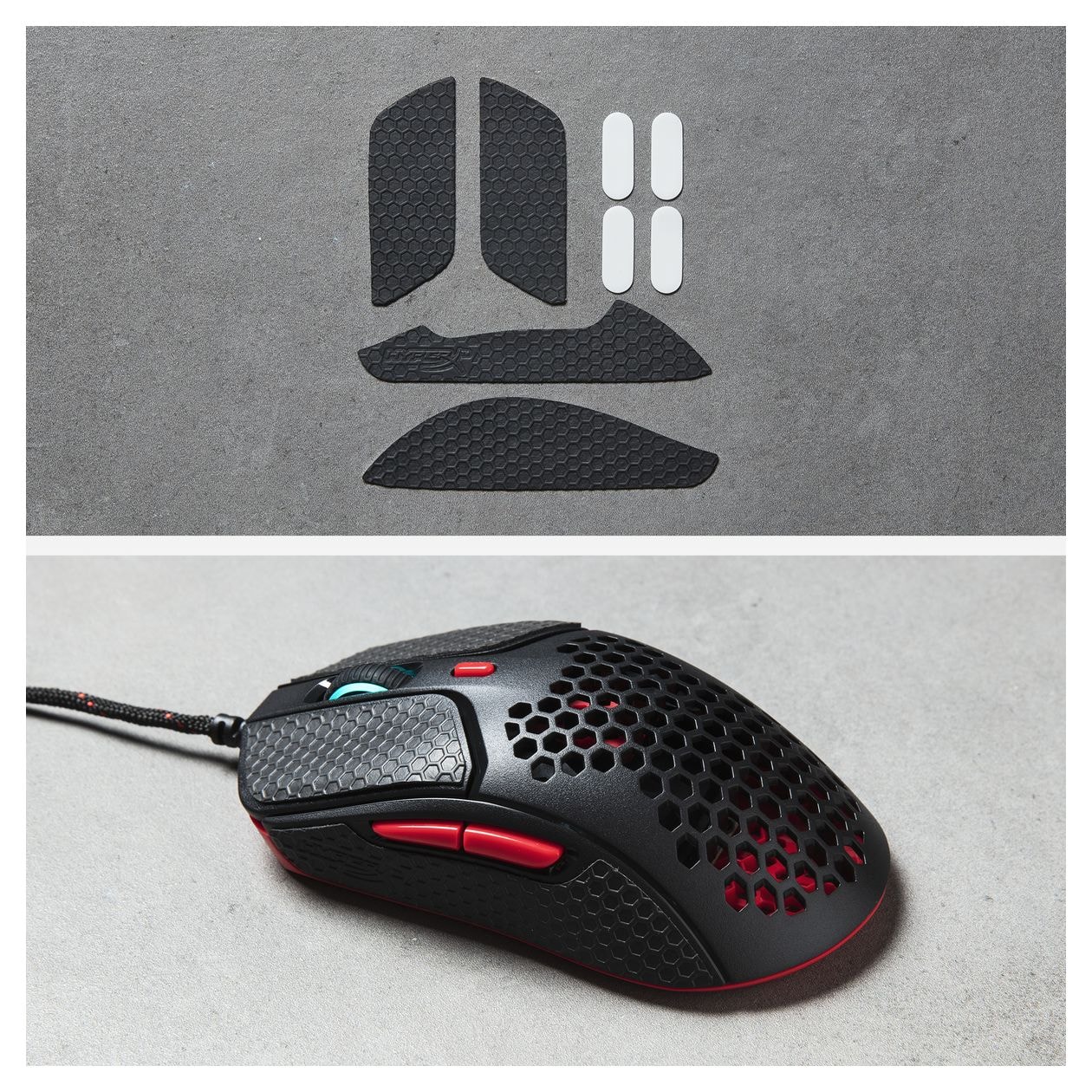 HyperX Pulsefire Haste 16000 DPI Gaming Maus Optisch  (Schwarz) 