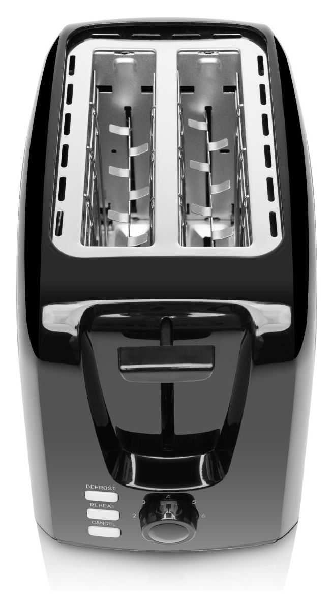 TO304 Toaster 750 W 2 Scheibe(n) 7 Stufen  (Schwarz, Edelstahl) 
