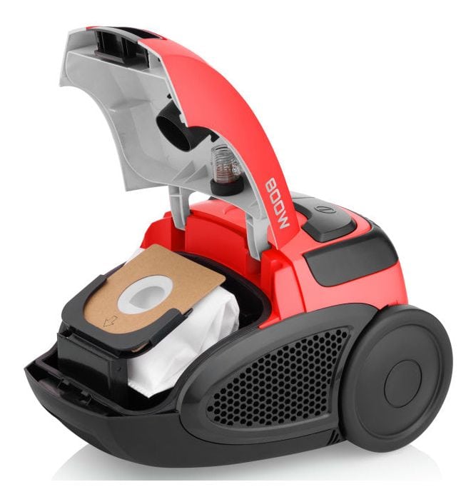 UVC068 Bodenstaubsauger mit Staubbeutel 800 W  (Rot) 