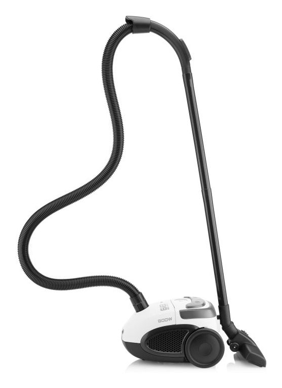 UVC068 Bodenstaubsauger mit Staubbeutel 800 W  (Weiß, Grau) 