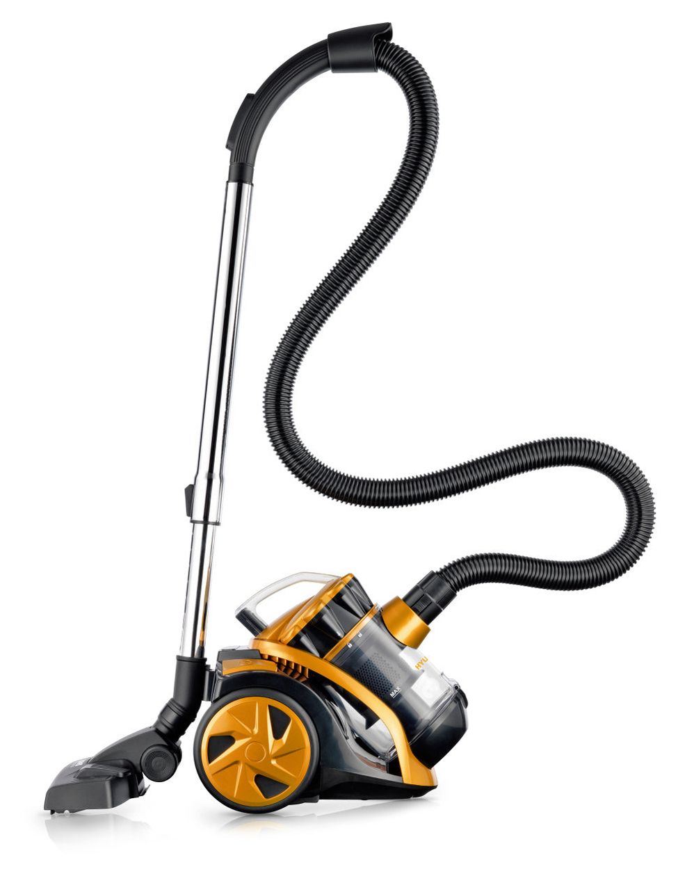VC014 Bodenstaubsauger Beutellos 800 W HEPA  (Schwarz, Orange) 