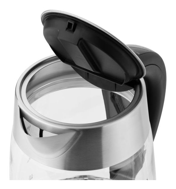 VK792 1,8 l Wasserkocher 2200 W (Schwarz, Transparent, Silber) 