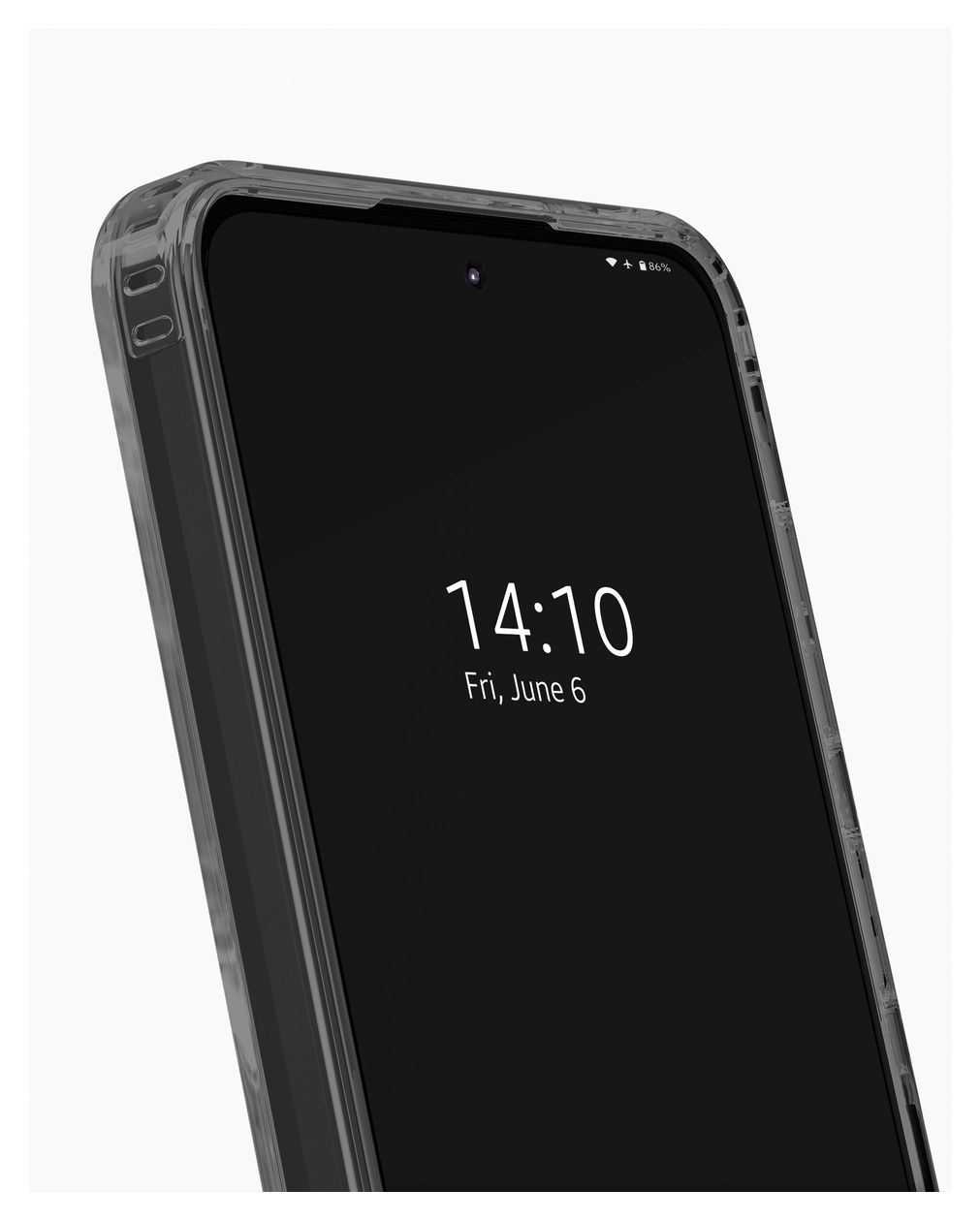 Clear Case MagSafe für Samsung Galaxy A57 (Tinted Black) 