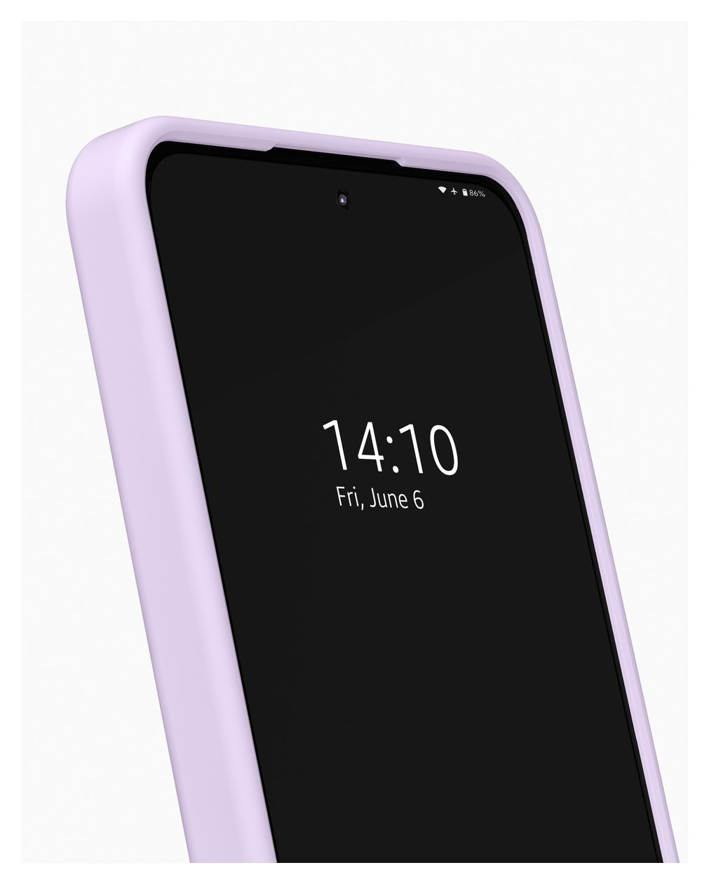 Silicone Case MagSafe für Samsung Galaxy A37 (Lavender Milk) 