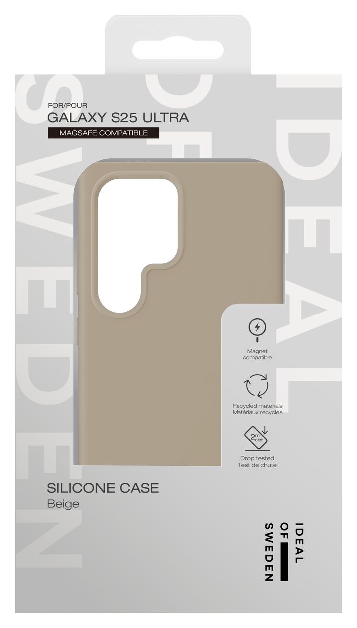 Silicone Case MagSafe für Samsung Galaxy S25 Ultra (Perfect Beige) 