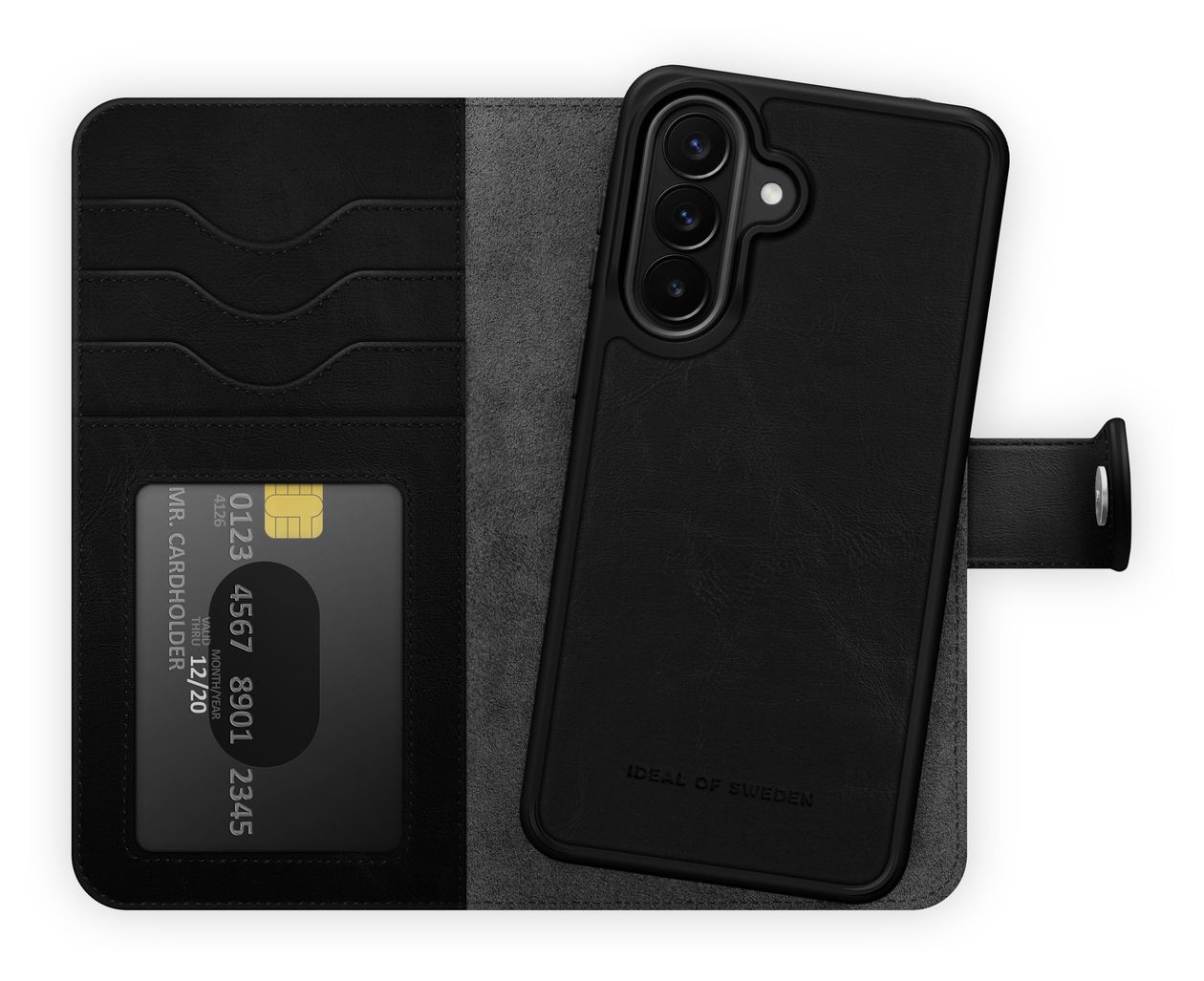 Magnet Wallet+ MagSafe für Samsung Galaxy A57  (Schwarz) 